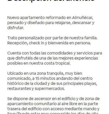 Bonito Piso Recien Reformado Con Zona De Parking Apartment Almuñécar