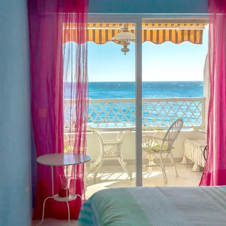 Apartment Seaside Serenity: Beachfront With Pool In