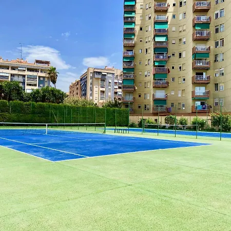 Genial En 1a Línea De Playa Con Piscina Apartamento