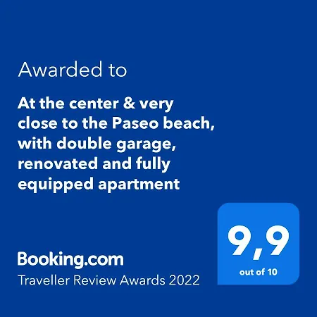 Apartamento Center Paseo Apartment: Renovated With Double Garage